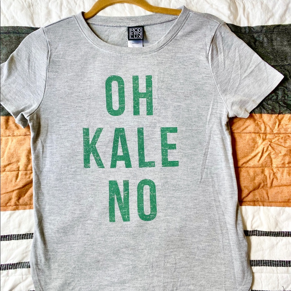 Supersoft 'Oh Kale No' Hi-Low Tee | Modern Lux | Womens SM